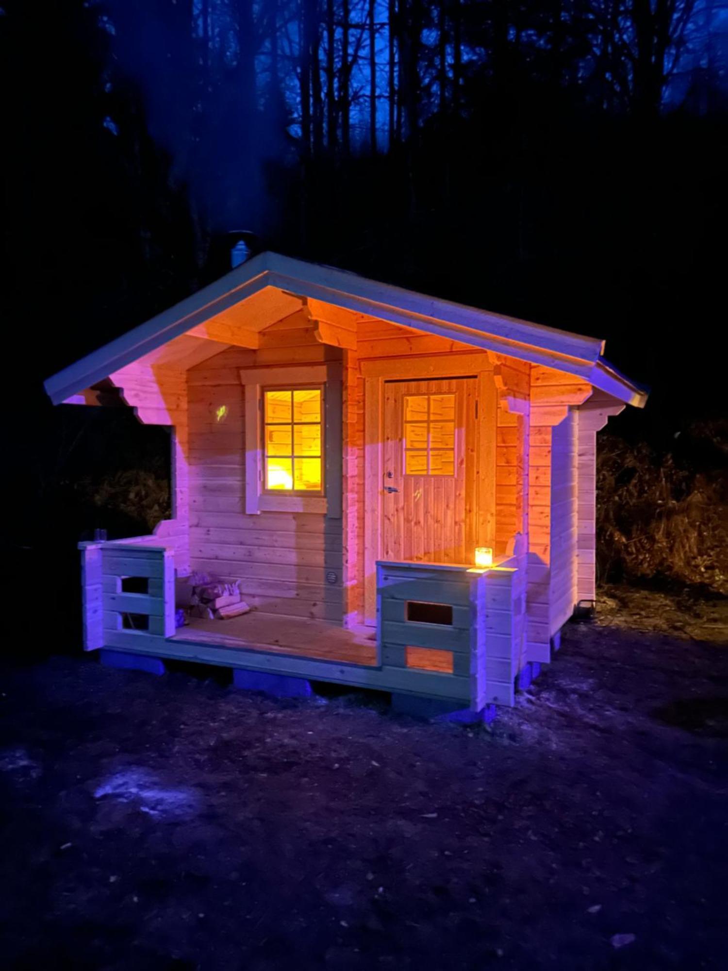 Charmig Villa Med Bastu Och Snabbt Wifi Långav Buitenkant foto